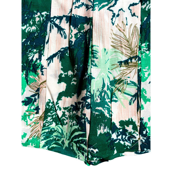 Elevenses Green Floral Skort - Picture 4 of 5